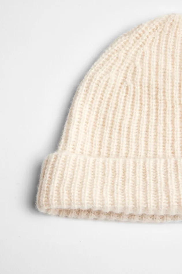 Accessories Women Rails Autumn Cashmere Silk Knit Hat Ivory