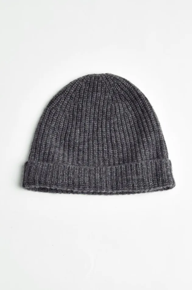 Accessories Women Rails Autumn Cashmere Silk Knit Hat Thunder