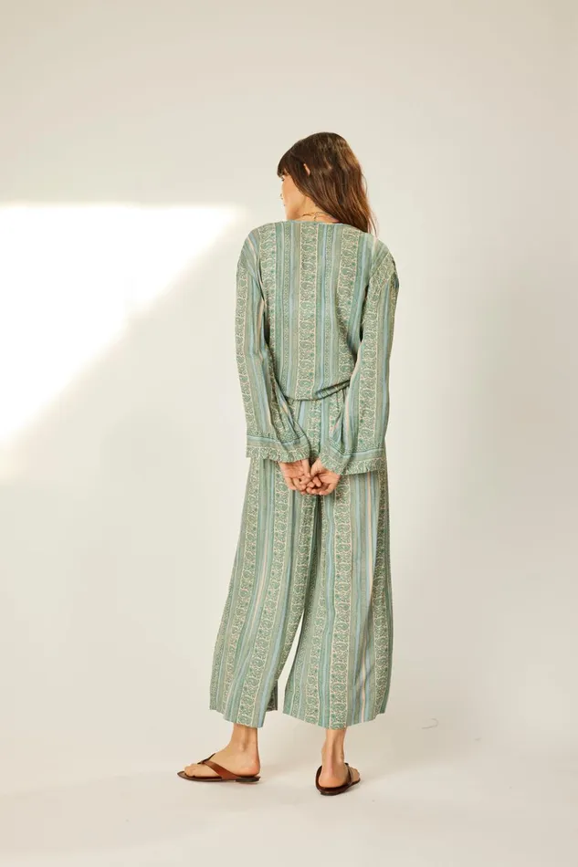 Adriana Top Paisley Stripe Pool Women Natalie Martin Tops Adriana Top Paisley Stripe Pool Women Natalie Martin Tops