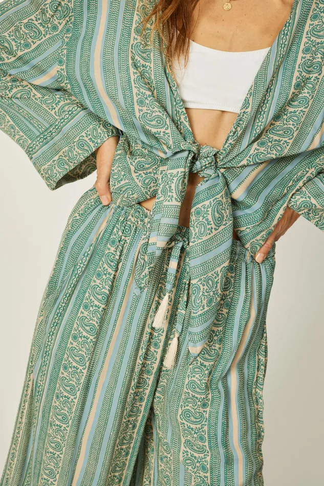 Adriana Top Paisley Stripe Pool Women Natalie Martin Tops Adriana Top Paisley Stripe Pool Women Natalie Martin Tops