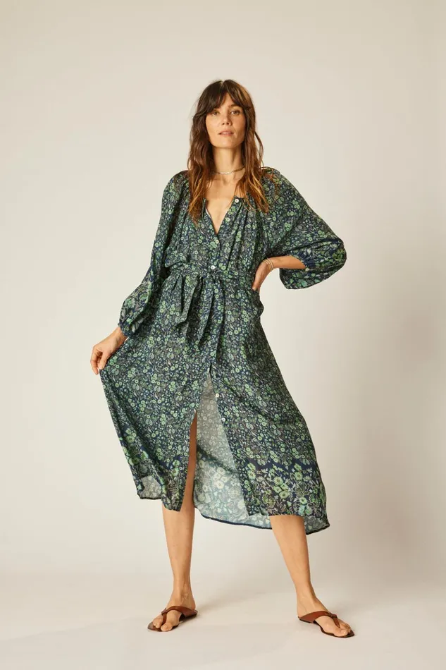 Alex Midi With Sash Petite Fleur Rose Women Natalie Martin Dresses
