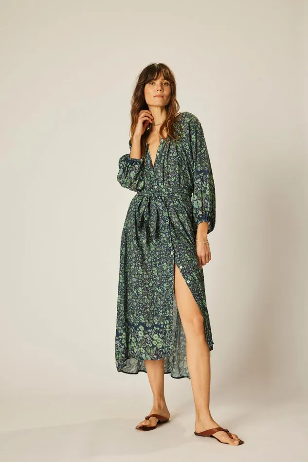 Alex Midi With Sash Petite Fleur Rose Women Natalie Martin Dresses