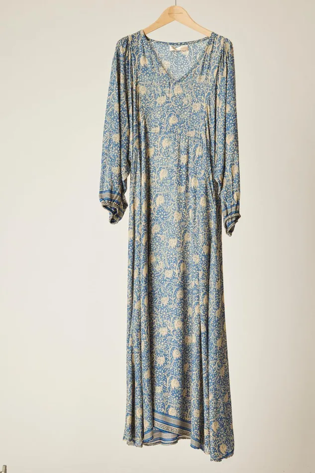 Alice Dress Paisley Stripe Pool Women Natalie Martin Dresses