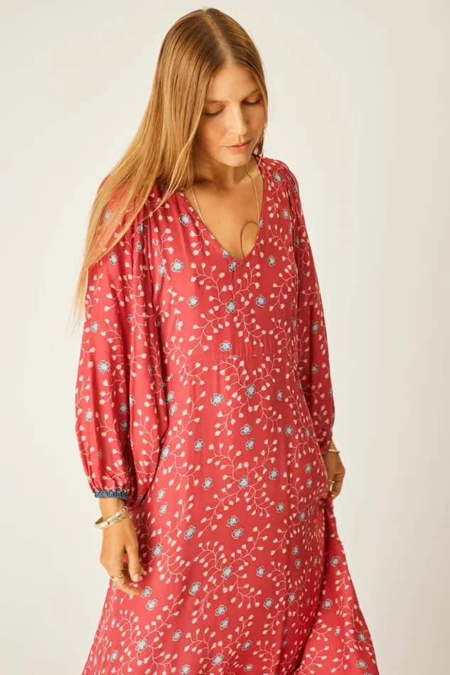 Alice Dress Pinwheel Barn Red Women Natalie Martin Dresses