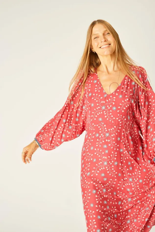 Alice Dress Pinwheel Barn Red Women Natalie Martin Dresses