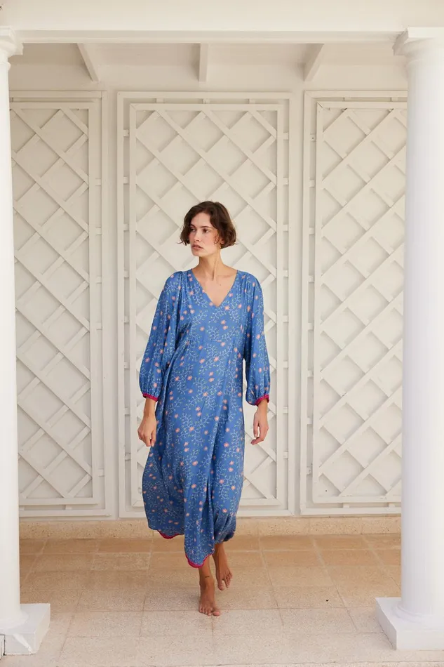 Alice Dress Pinwheel Denim Women Natalie Martin Dresses
