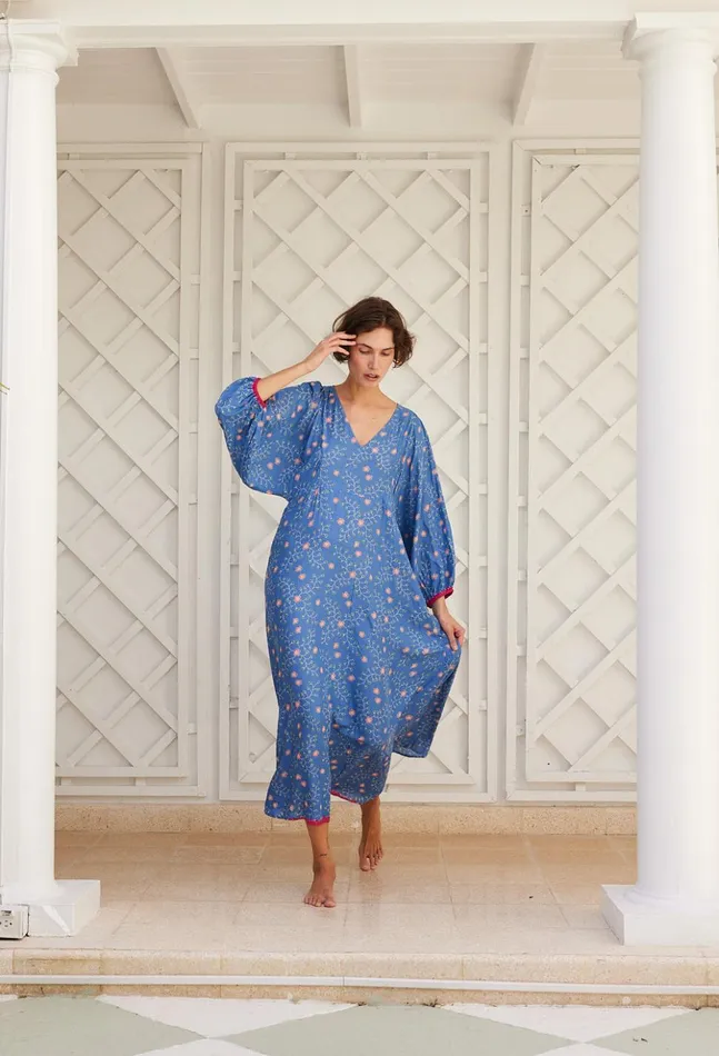 Alice Dress Pinwheel Denim Women Natalie Martin Dresses