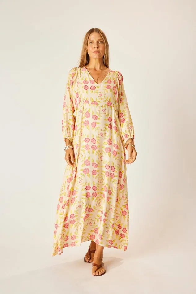 Alice Dress Prairie Dusty Crimson Women Natalie Martin Dresses