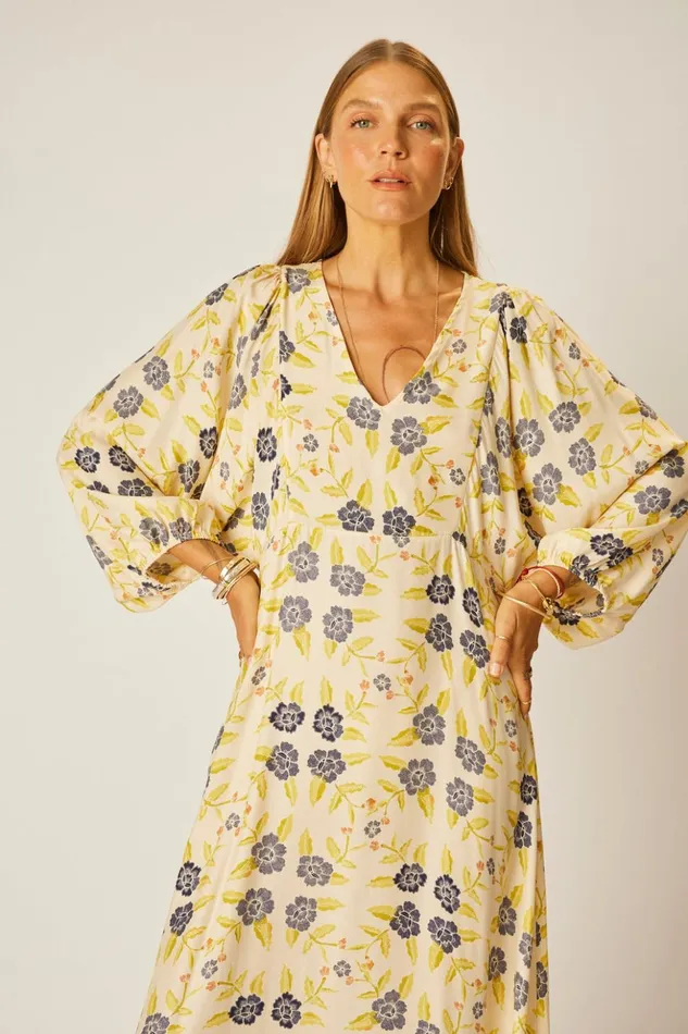 Alice Dress Prairie Indigo Women Natalie Martin Dresses