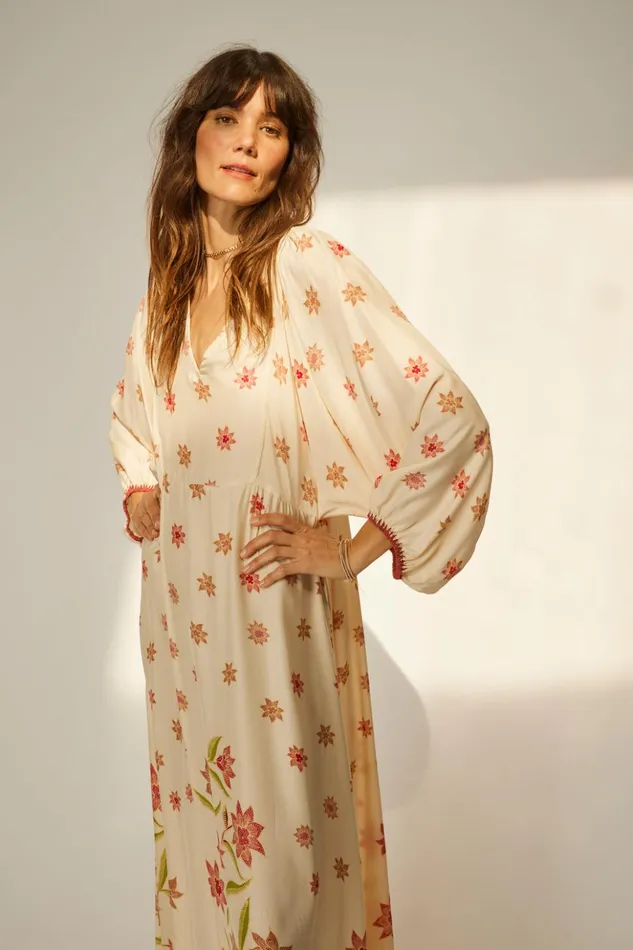 Alice Dress Starflower Cream Women Natalie Martin Dresses