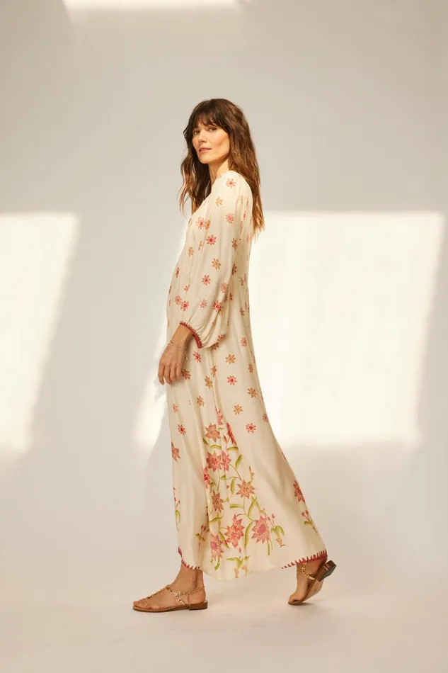 Alice Dress Starflower Cream Women Natalie Martin Dresses