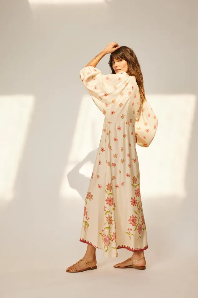 Alice Dress Starflower Cream Women Natalie Martin Dresses