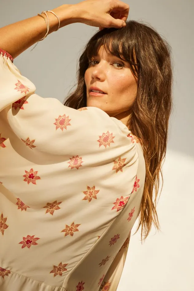 Alice Dress Starflower Cream Women Natalie Martin Dresses