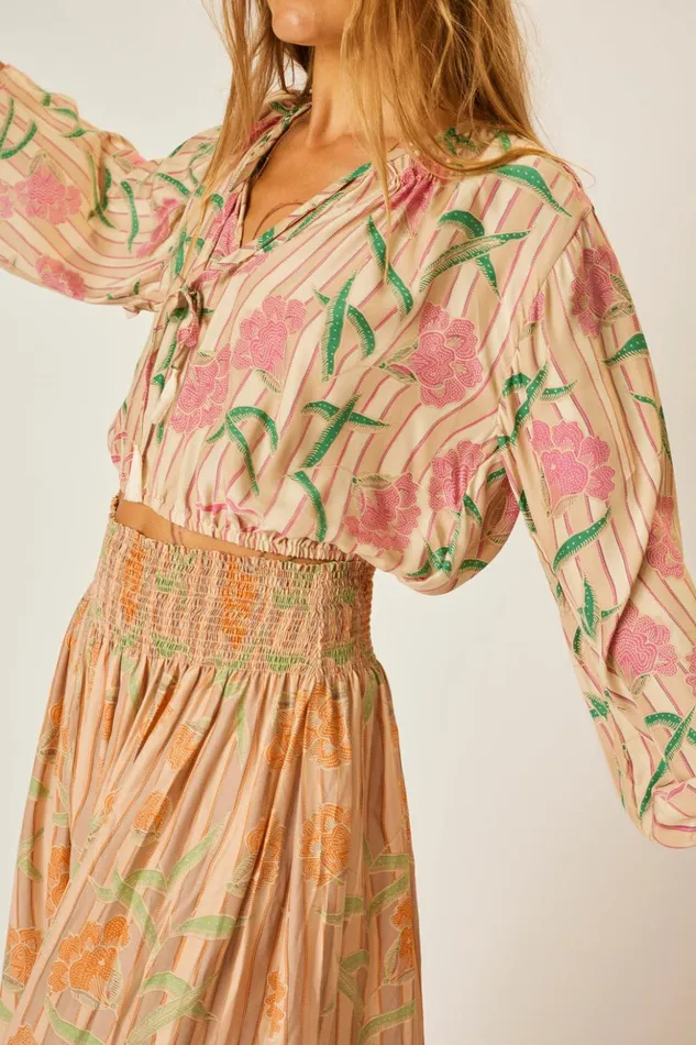 Amelia Top Chamomile Rose Women Natalie Martin Tops