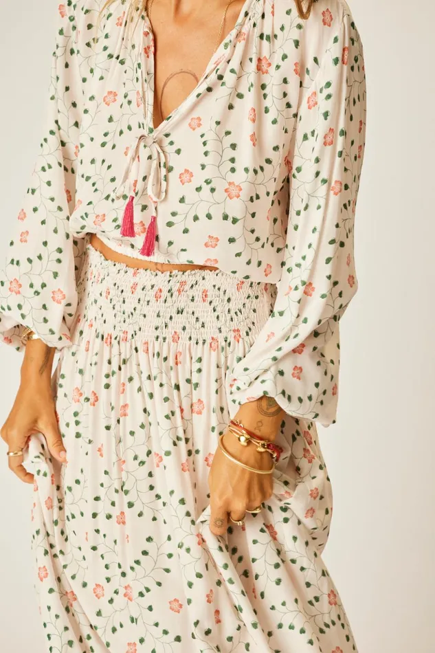 Amelia Top Pinwheel Cotton Women Natalie Martin Tops