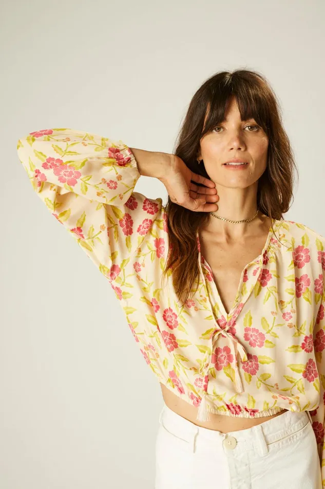 Amelia Top Prairie Dusty Crimson Women Natalie Martin Tops Amelia Top Prairie Dusty Crimson Women Natalie Martin Tops