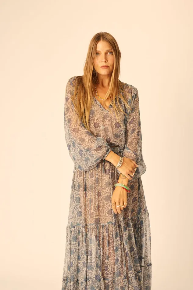 Amelia Top Snowflake Sea Women Natalie Martin Tops