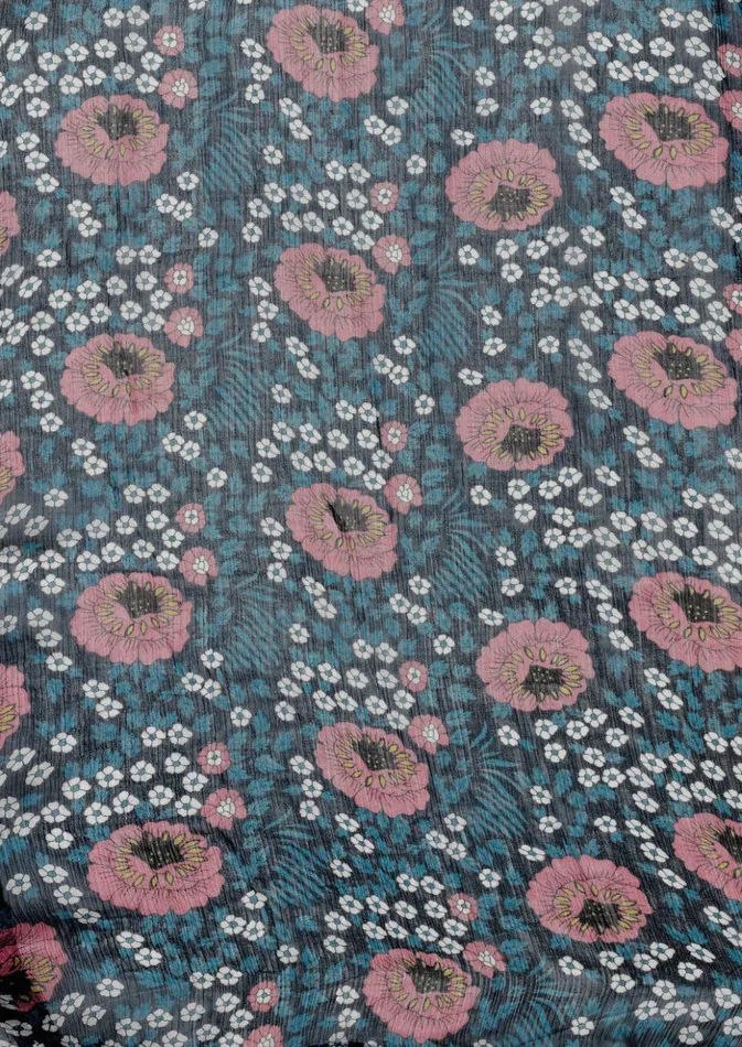 Amelia Top Vintage Flowers Indigo Women Natalie Martin Tops Amelia Top Vintage Flowers Indigo Women Natalie Martin Tops