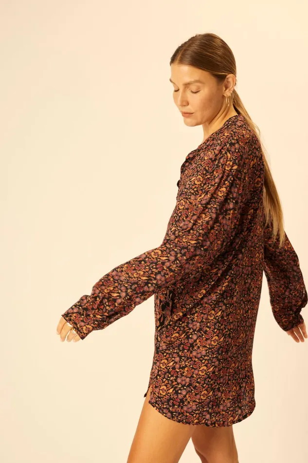 Aprs Swim Shirt Petite Fleur Noire Women Natalie Martin Coverups