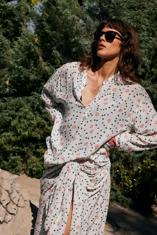 Aprs Swim Top Pinwheel Cotton Women Natalie Martin Coverups