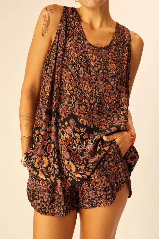 Ariana Tank Petite Fleur Noire Women Natalie Martin Tops