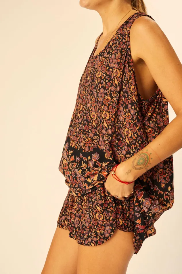 Ariana Tank Petite Fleur Noire Women Natalie Martin Tops
