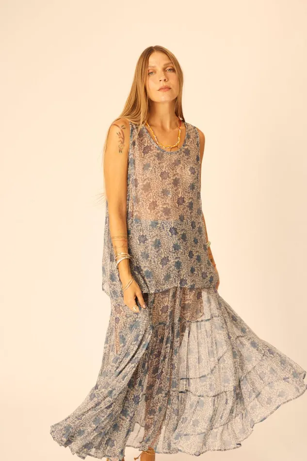 Ariana Tank Snowflake Sea Women Natalie Martin Tops