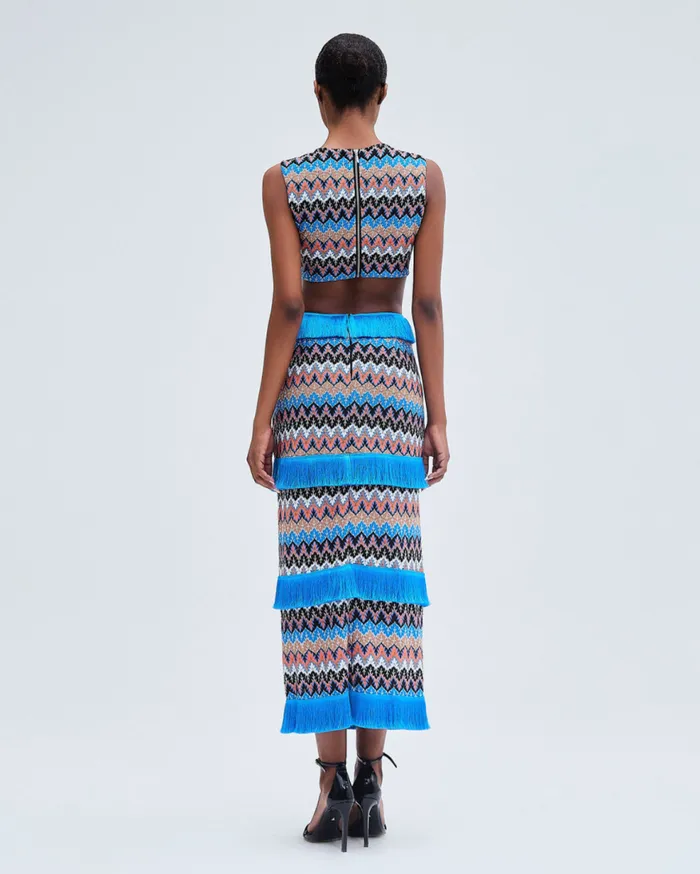 Beach Dresses Women Patbo Crochet Cutout Midi Dress Black Multi