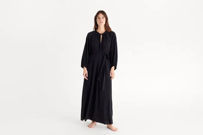 Beachwear and Accessories Womens Eres Adela Long Dress Noir