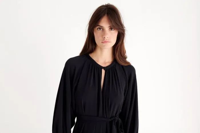 Beachwear and Accessories Womens Eres Adela Long Dress Noir