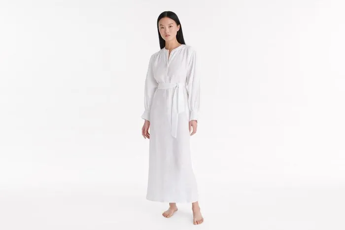 Beachwear and Accessories Womens Eres Aime Long Dress Blanc