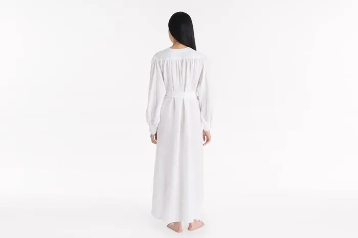Beachwear and Accessories Womens Eres Aime Long Dress Blanc