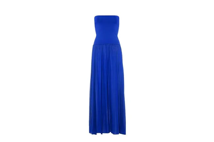 Beachwear and Accessories Womens Eres Ankara Long Dress Indigo