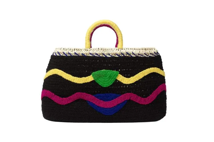 Beachwear and Accessories Womens Eres Basket Besos Medium Basket Bag Multico 23h