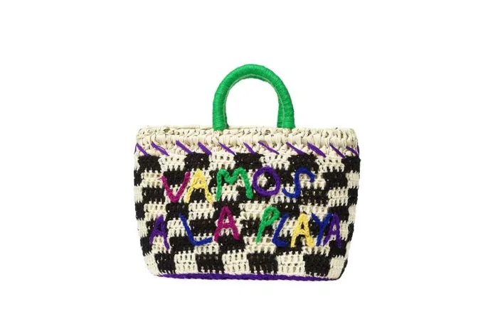 Beachwear and Accessories Womens Eres Basket Damier Micro Basket Bag Multico 23h Beachwear and Accessories Womens Eres Basket Damier Micro Basket Bag Multico 23h