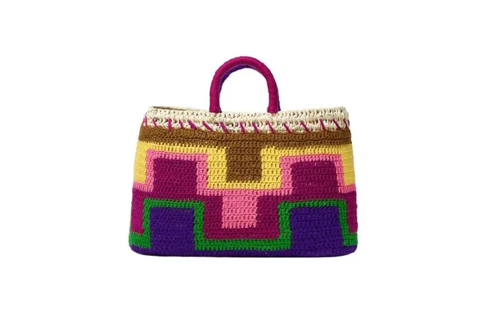 Beachwear and Accessories Womens Eres Basket Palmier Medium Basket Bag Multico 23h