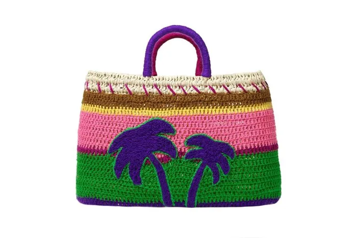 Beachwear and Accessories Womens Eres Basket Palmier Medium Basket Bag Multico 23h
