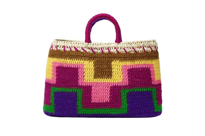 Beachwear and Accessories Womens Eres Basket Palmier Medium Basket Bag Multico 23h