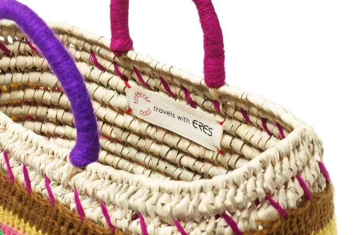 Beachwear and Accessories Womens Eres Basket Palmier Medium Basket Bag Multico 23h