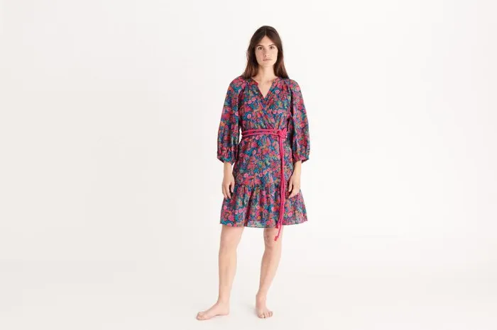 Beachwear and Accessories Womens Eres Betty Short Dress Made With Liberty Fabric Imprime Ciara Beachwear and Accessories Womens Eres Betty Short Dress Made With Liberty Fabric Imprime Ciara