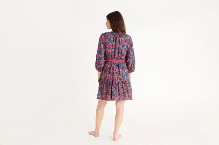 Beachwear and Accessories Womens Eres Betty Short Dress Made With Liberty Fabric Imprime Ciara