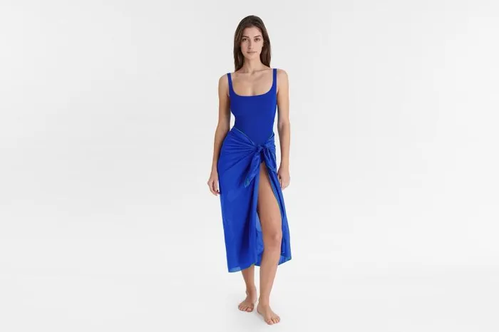 Beachwear and Accessories Womens Eres Cabine Sarong Indigo