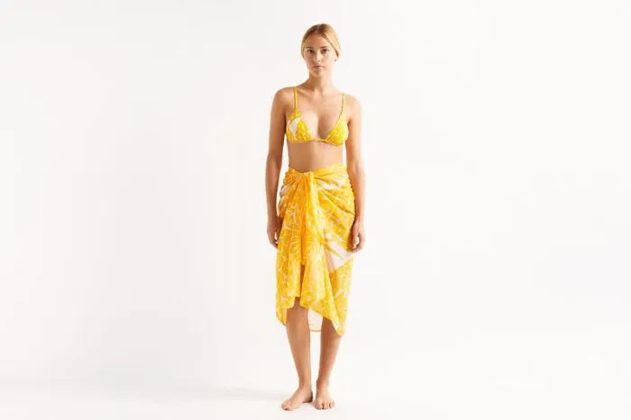 Beachwear and Accessories Womens Eres Daniela Ananas Sarong Imprime Ananas Passion