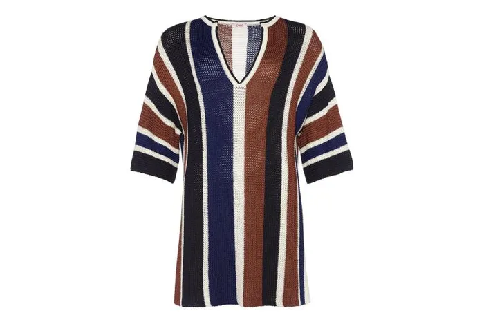 Beachwear and Accessories Womens Eres Diego Short Dress Rayure Nuit