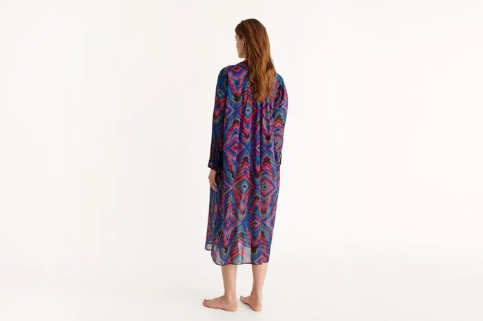 Beachwear and Accessories Womens Eres Dj Long Shirt Dress Imprime Arcenciel