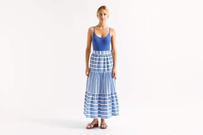 Beachwear and Accessories Womens Eres Fortuna Long Skirt Maracasblanc