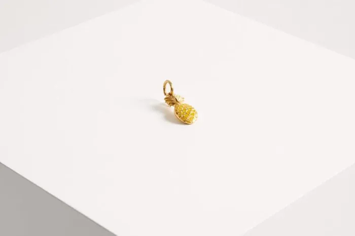 Beachwear and Accessories Womens Eres Goossens X Ananas Hoop Earring Jewellery Laiton Dore