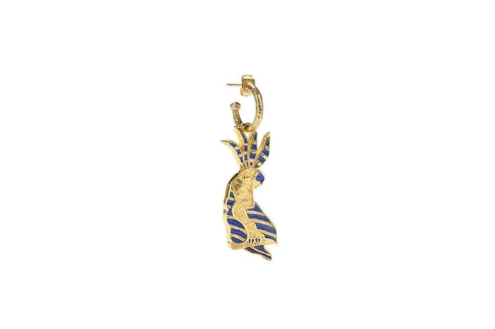 Beachwear and Accessories Womens Eres Goossens X Perroquet Hoop Earring Jewellery Laiton Dore