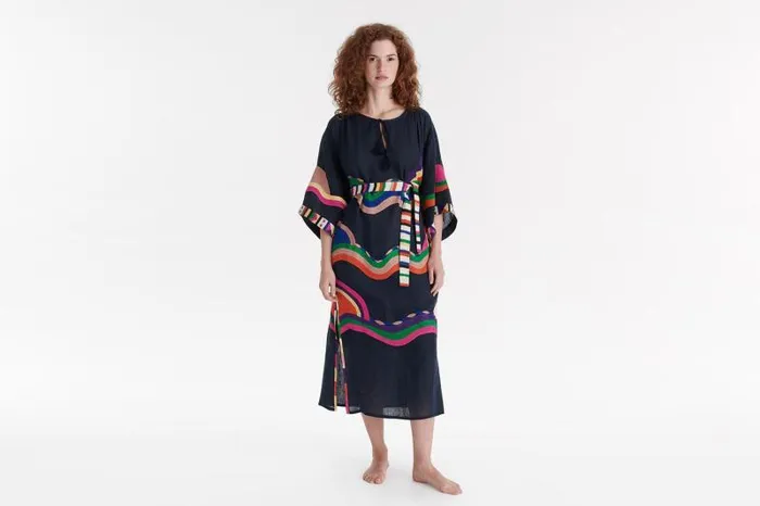 Beachwear and Accessories Womens Eres Horizon Long Dress Night