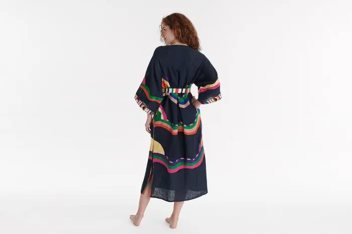 Beachwear and Accessories Womens Eres Horizon Long Dress Night